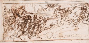Apollo op de Zonnewagen door Guido Reni